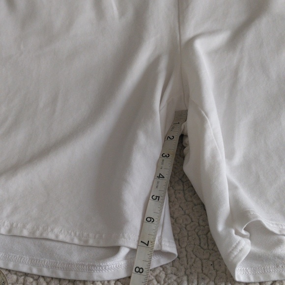 J.Jill Large White Pull On Stretch Waist Pima Cotton Modal Blend Shorts - Picture 8 of 16